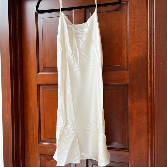 NWT Thxsilk Champagne Silk Chemise - Picture 5 of 7